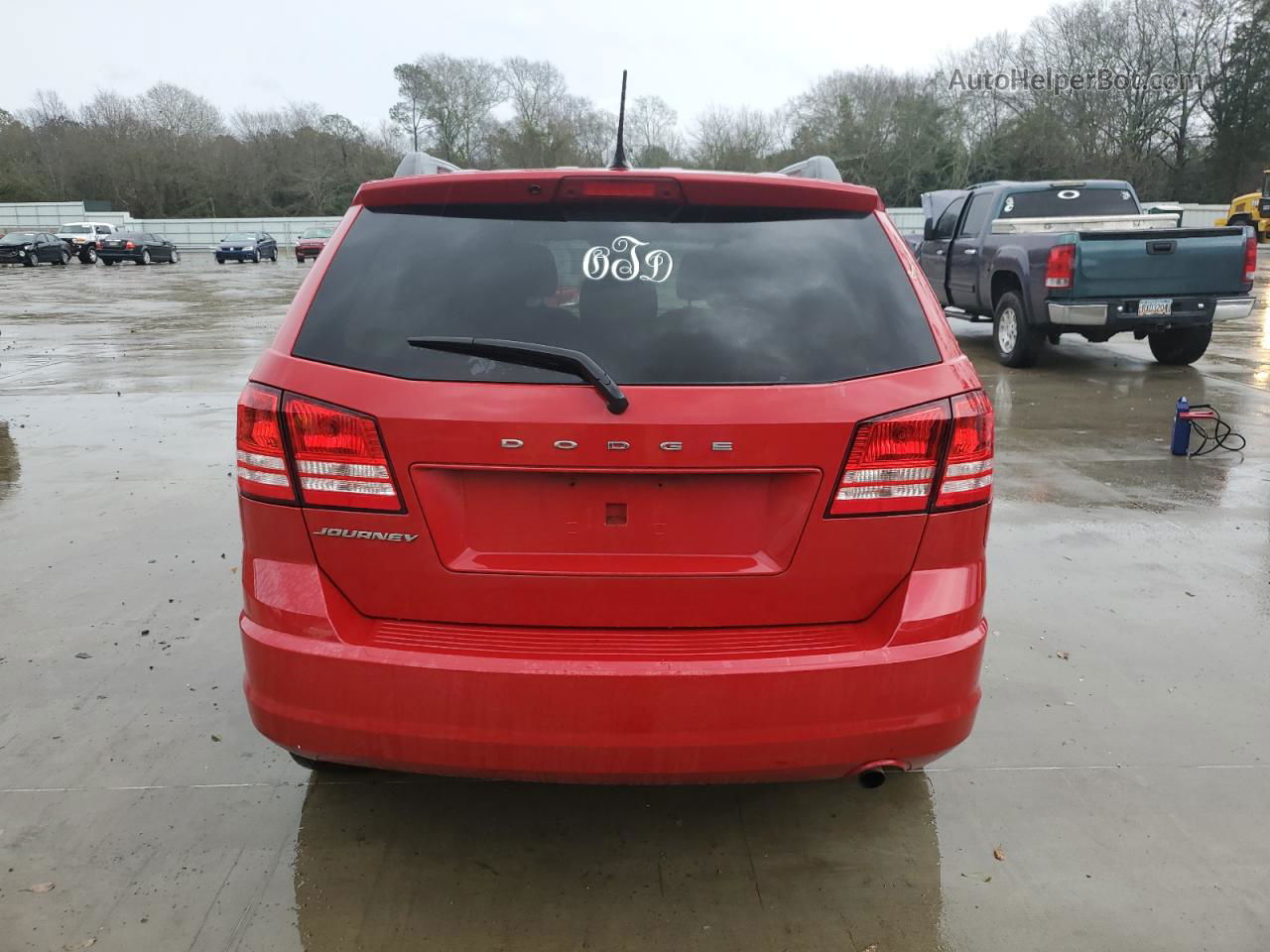 2017 Dodge Journey Se Red vin: 3C4PDCABXHT698961