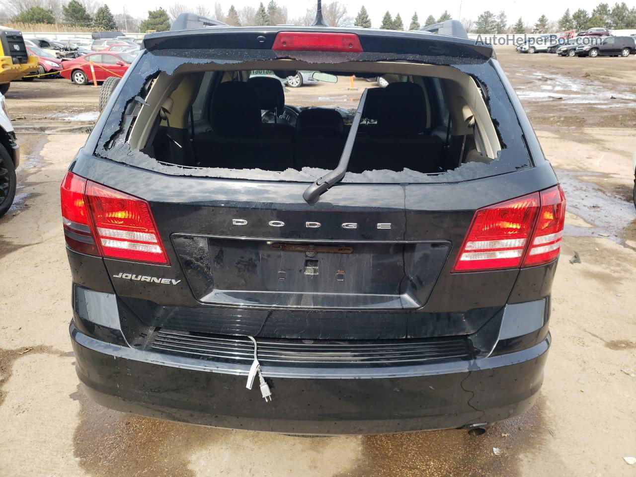 2017 Dodge Journey Se Black vin: 3C4PDCABXHT705164