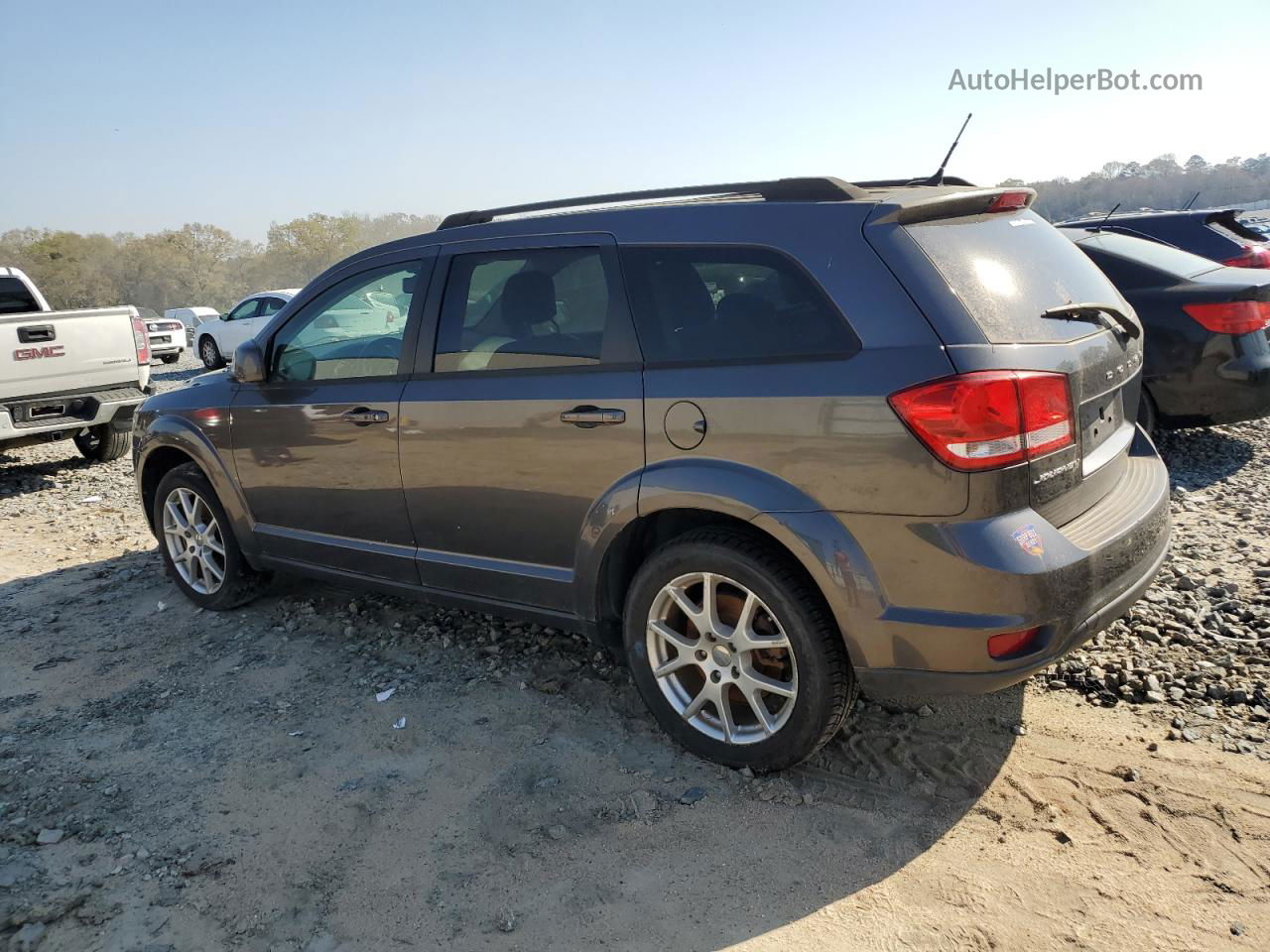 2014 Dodge Journey Sxt Gray vin: 3C4PDCBB0ET157105