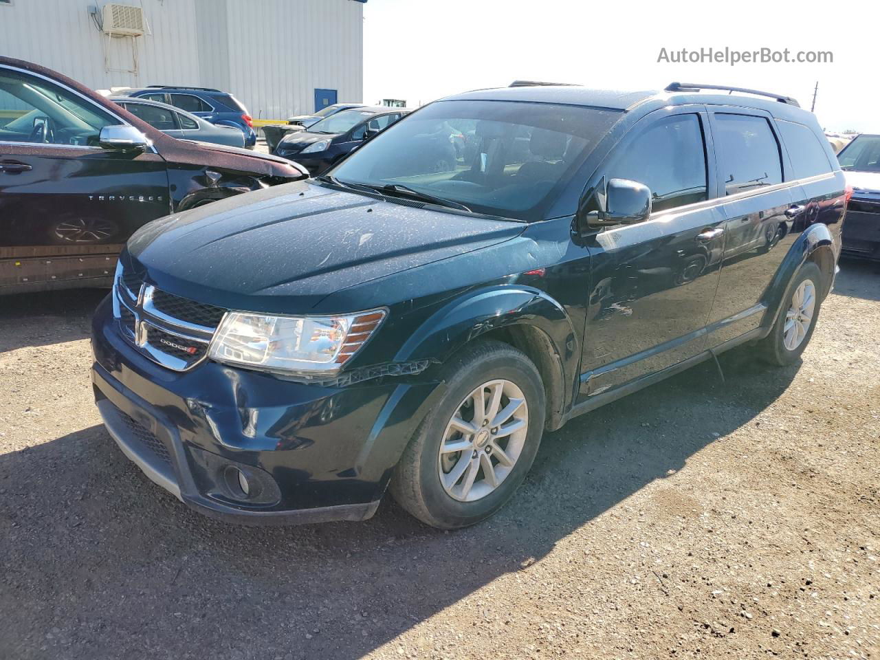 2015 Dodge Journey Sxt Blue vin: 3C4PDCBB0FT572989