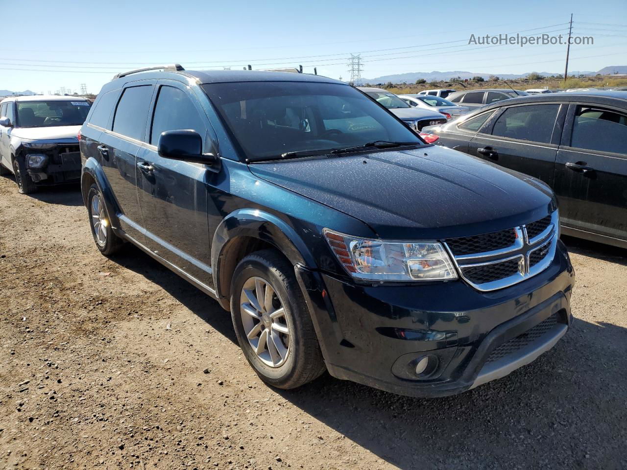 2015 Dodge Journey Sxt Blue vin: 3C4PDCBB0FT572989