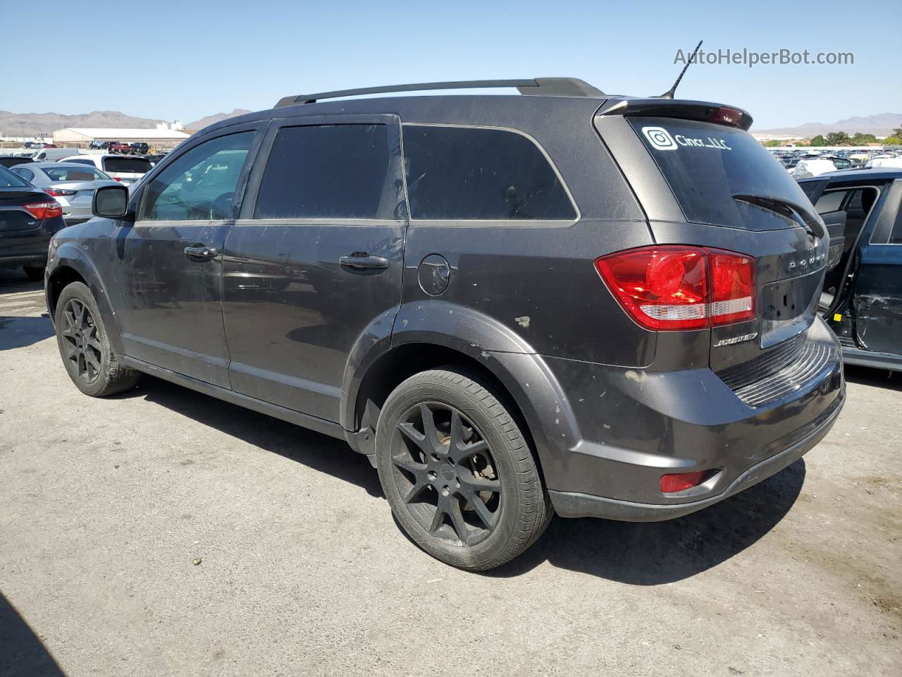 2016 Dodge Journey Sxt Gray vin: 3C4PDCBB0GT112474