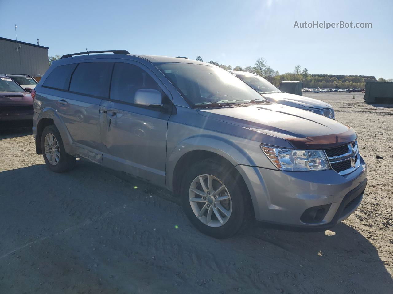 2016 Dodge Journey Sxt Silver vin: 3C4PDCBB0GT162887