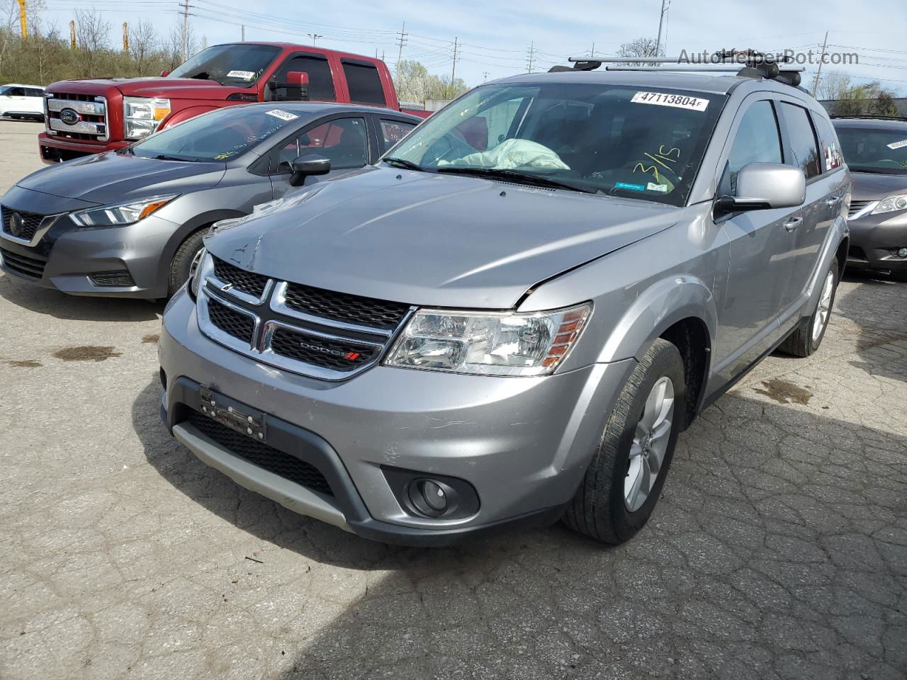 2016 Dodge Journey Sxt Silver vin: 3C4PDCBB0GT197185