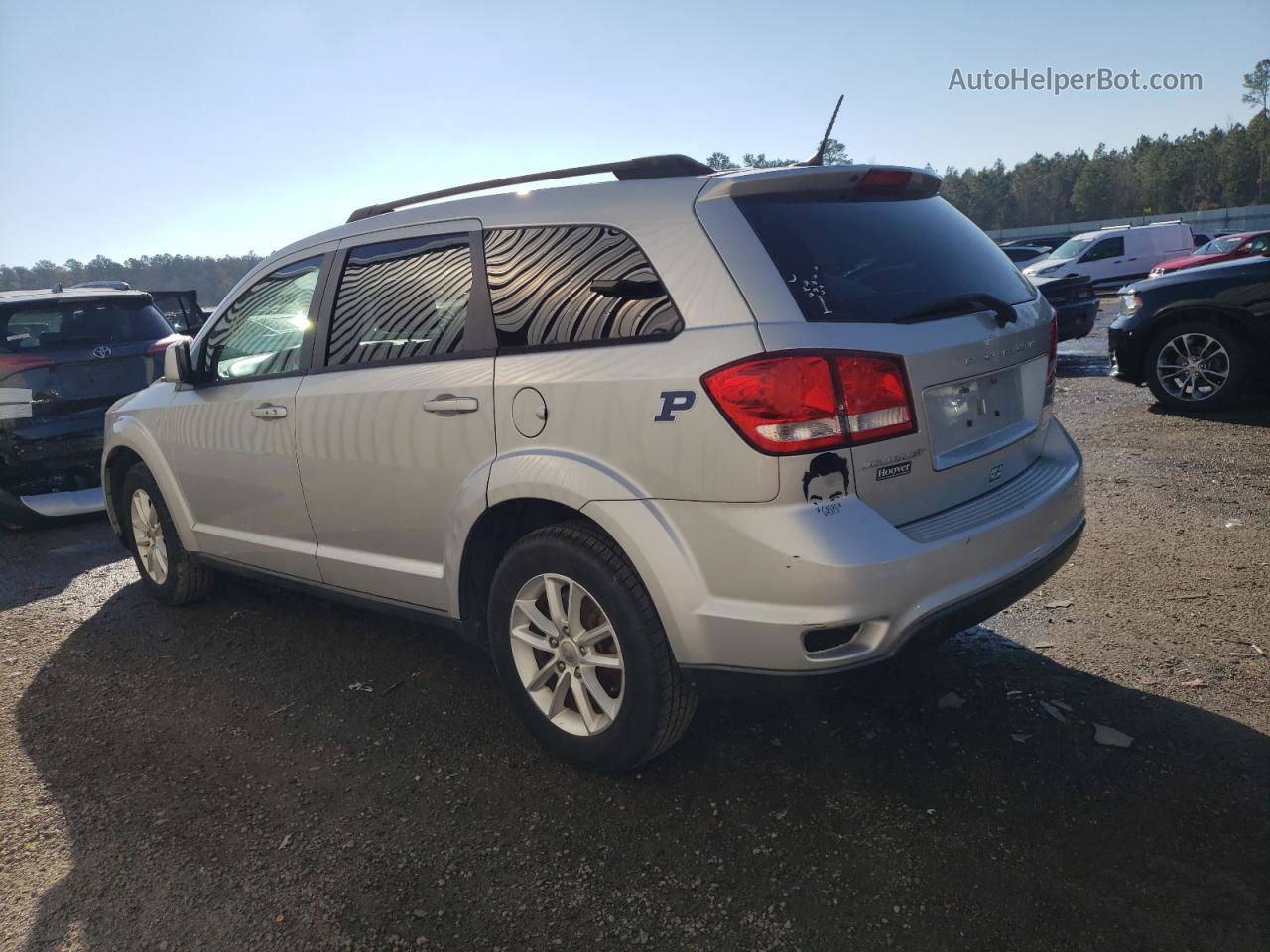 2014 Dodge Journey Sxt Silver vin: 3C4PDCBB1ET120211