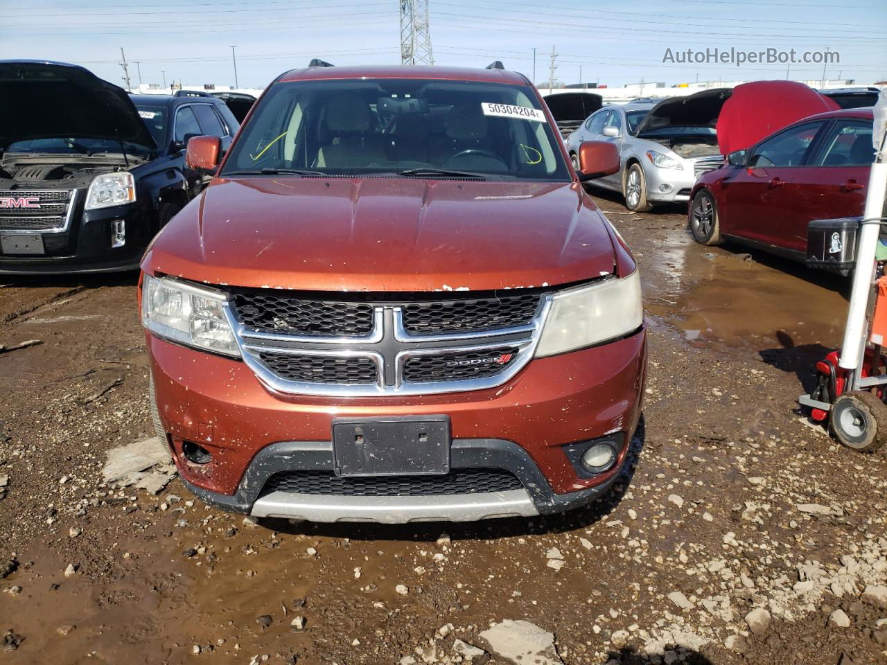 2014 Dodge Journey Sxt Red vin: 3C4PDCBB1ET144041