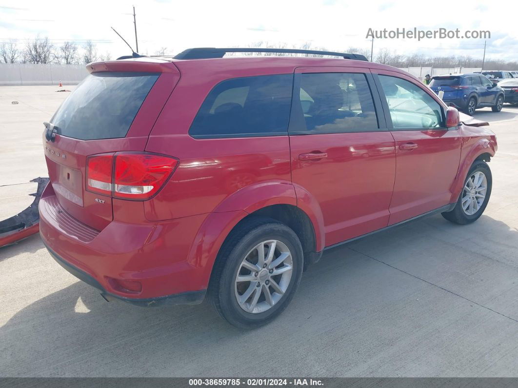 2015 Dodge Journey Sxt Red vin: 3C4PDCBB1FT560737