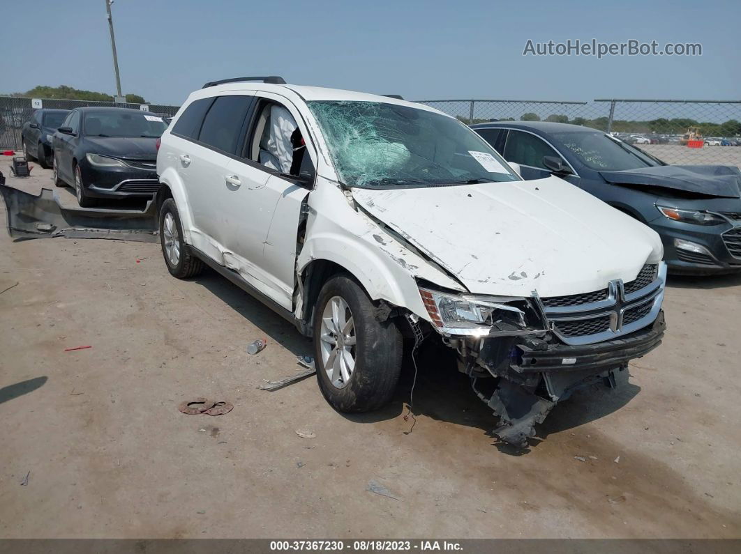 2015 Dodge Journey Sxt White vin: 3C4PDCBB1FT746004