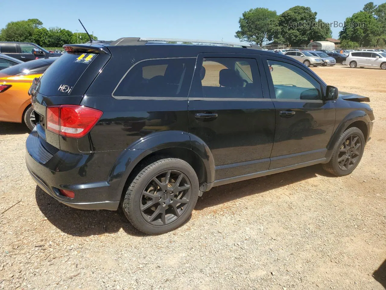 2016 Dodge Journey Sxt Black vin: 3C4PDCBB1GT112712