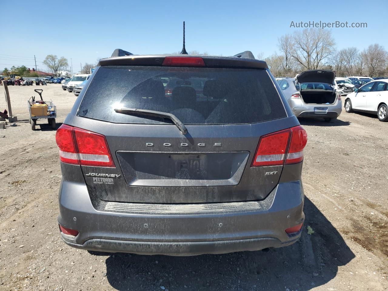 2017 Dodge Journey Sxt Угольный vin: 3C4PDCBB1HT613150