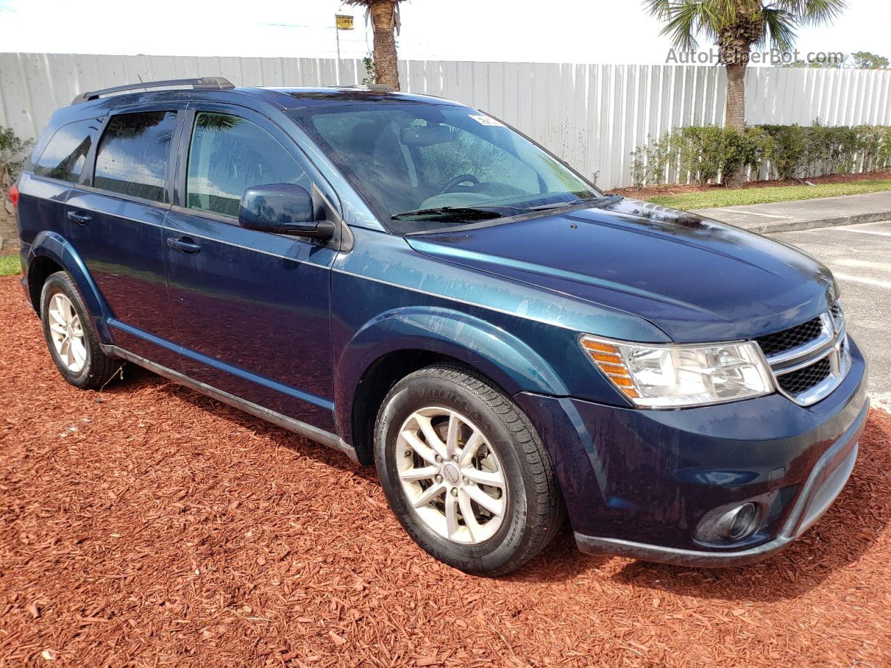 2014 Dodge Journey Sxt Blue vin: 3C4PDCBB2ET103546