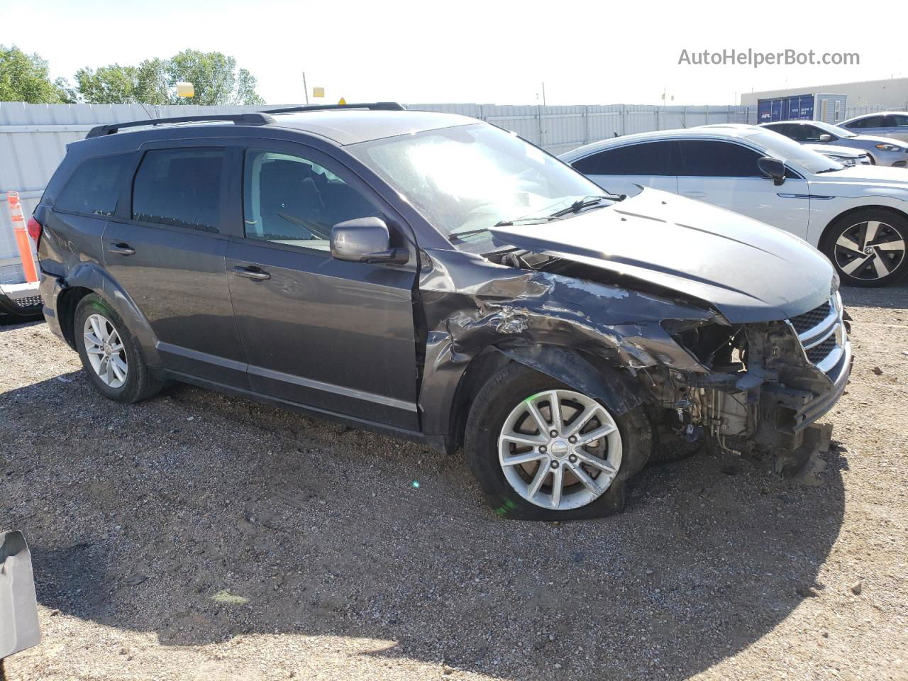 2014 Dodge Journey Sxt Gray vin: 3C4PDCBB2ET170826