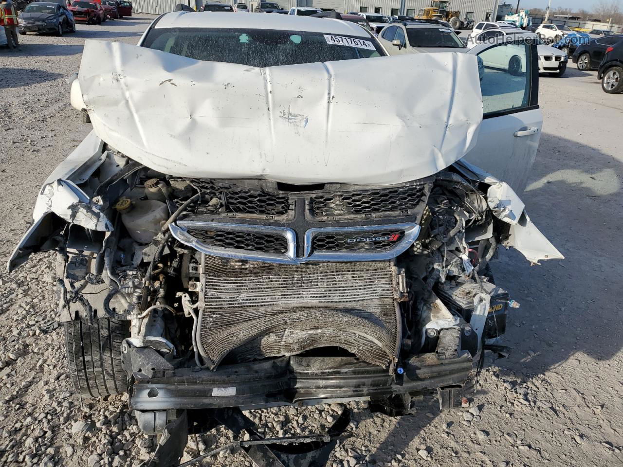 2015 Dodge Journey Sxt White vin: 3C4PDCBB2FT700505