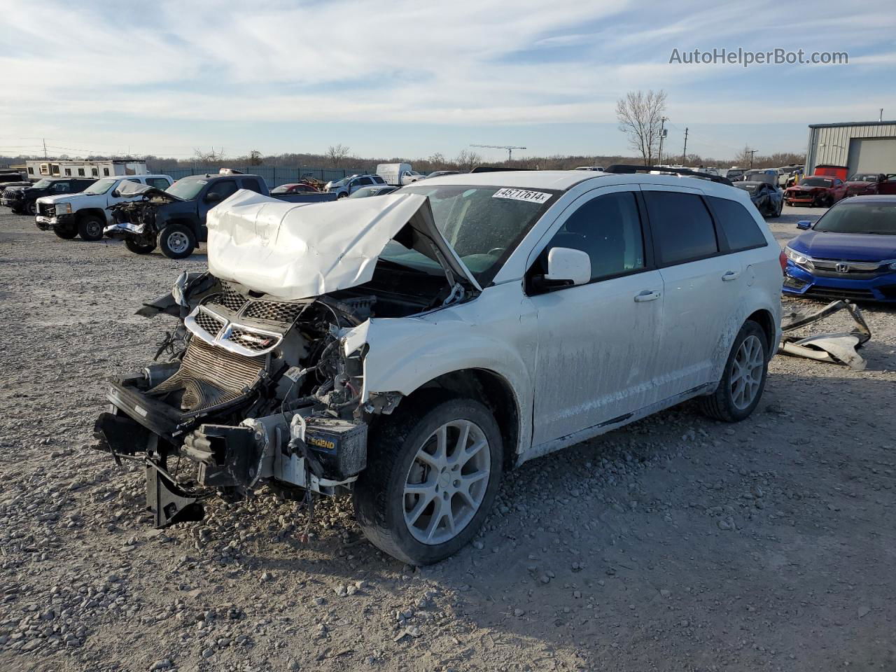 2015 Dodge Journey Sxt Белый vin: 3C4PDCBB2FT700505