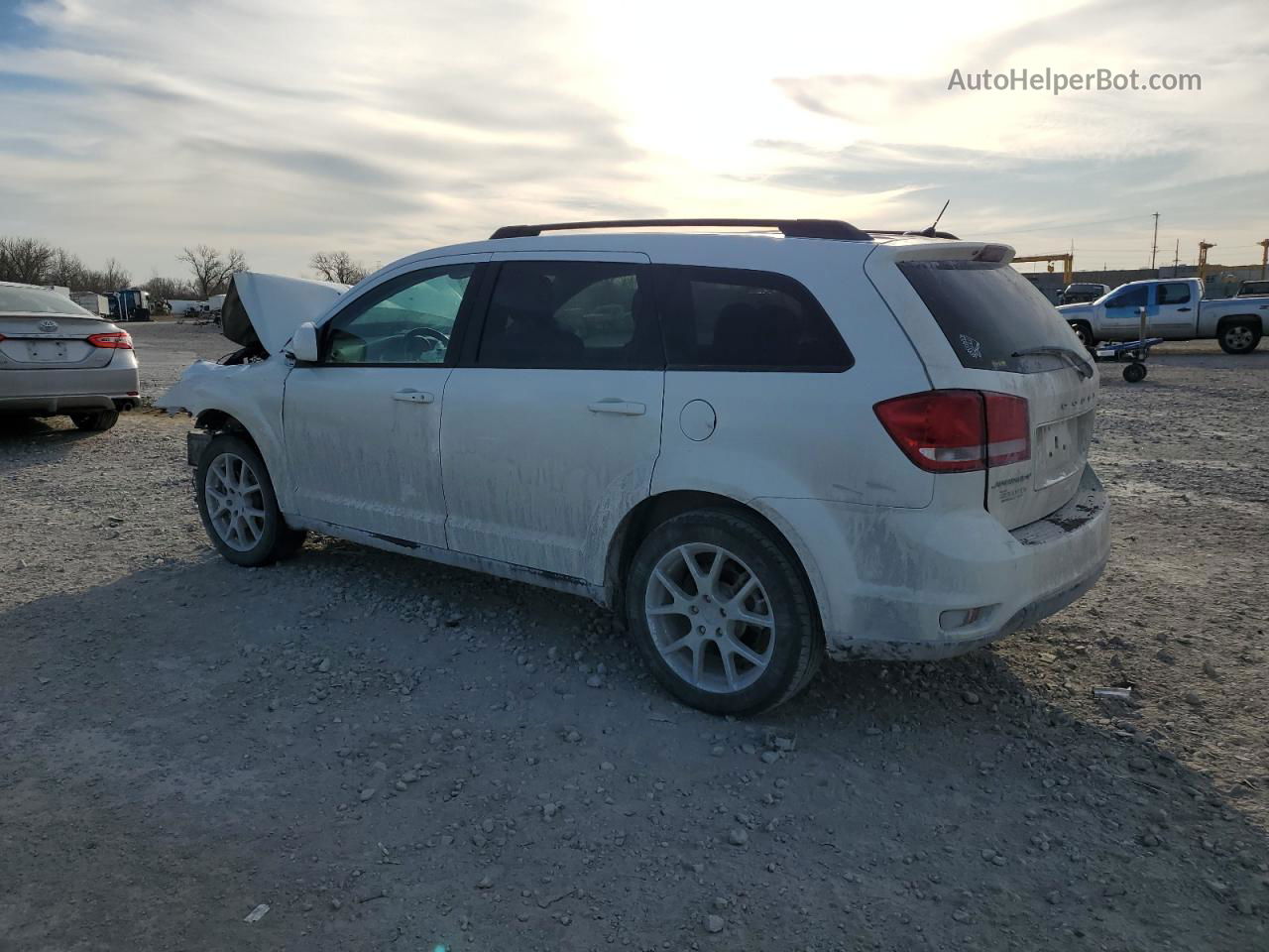 2015 Dodge Journey Sxt White vin: 3C4PDCBB2FT700505