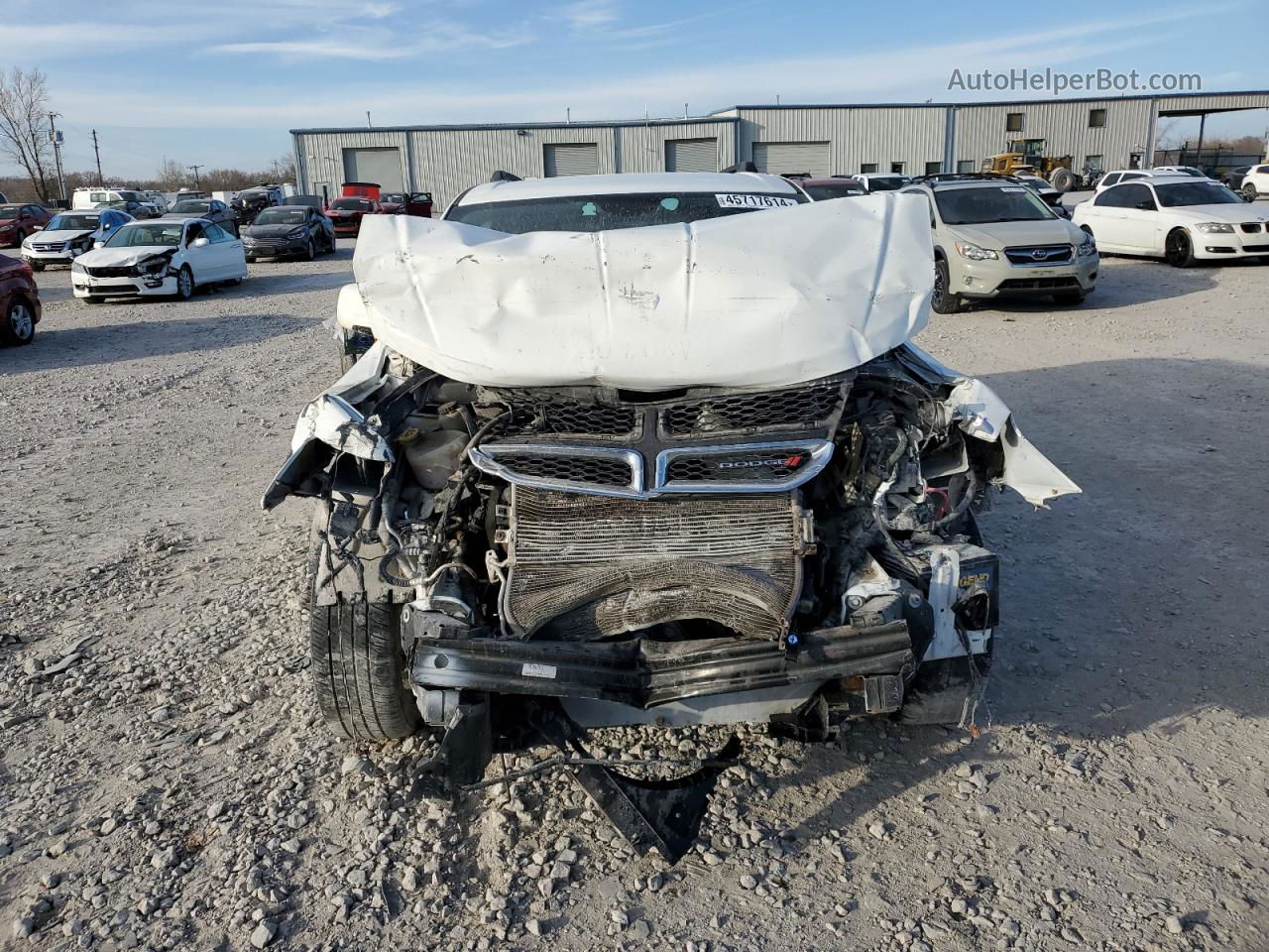 2015 Dodge Journey Sxt White vin: 3C4PDCBB2FT700505