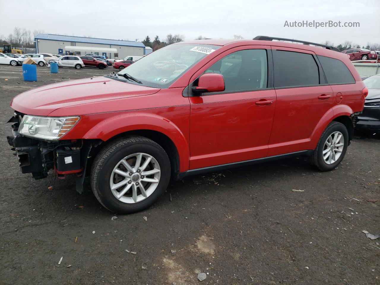 2016 Dodge Journey Sxt Красный vin: 3C4PDCBB2GT128014