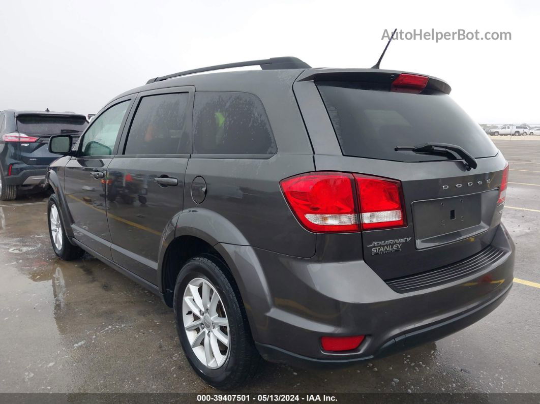 2016 Dodge Journey Sxt Gray vin: 3C4PDCBB2GT239193