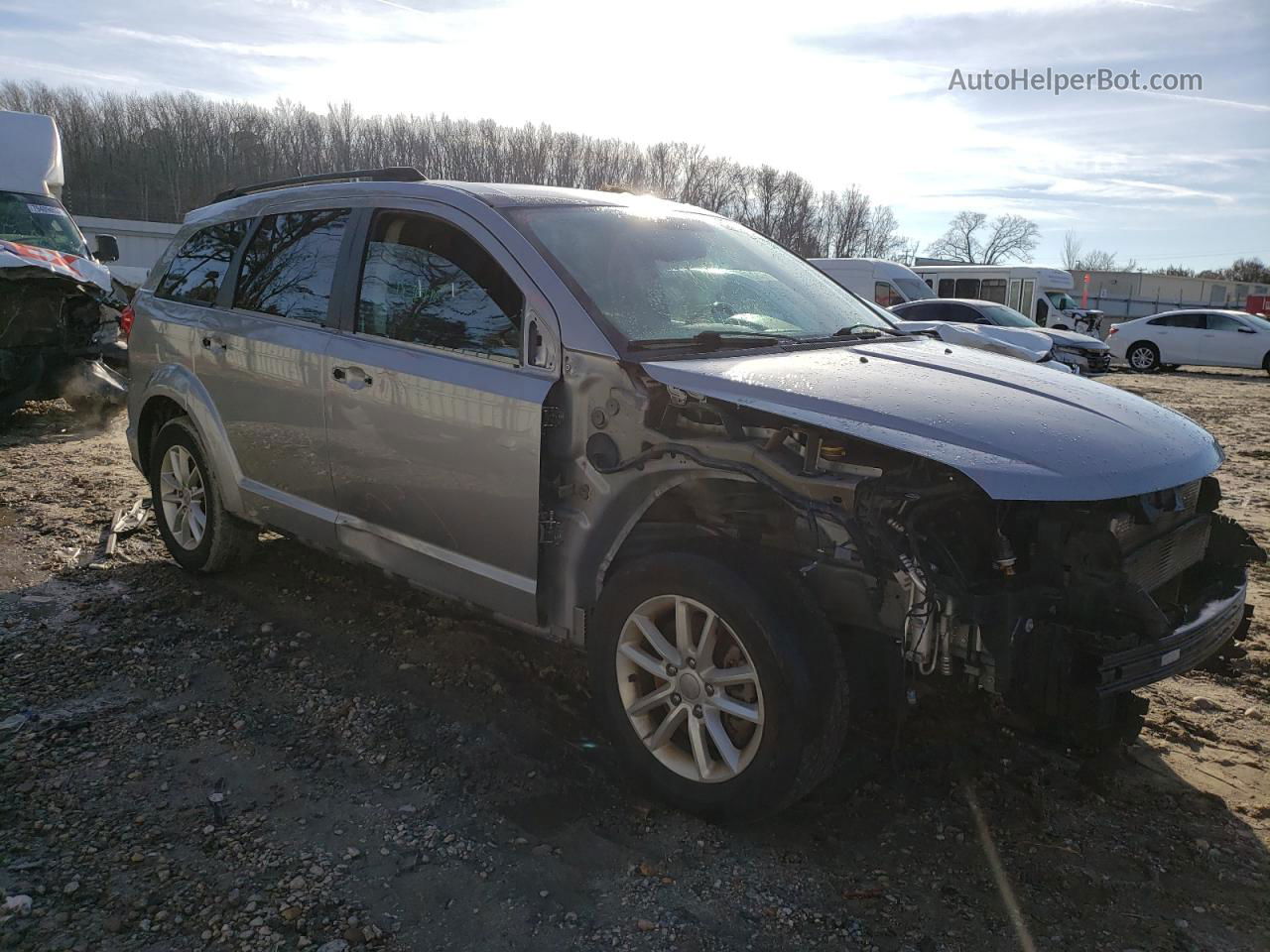 2016 Dodge Journey Sxt Gray vin: 3C4PDCBB2GT239291