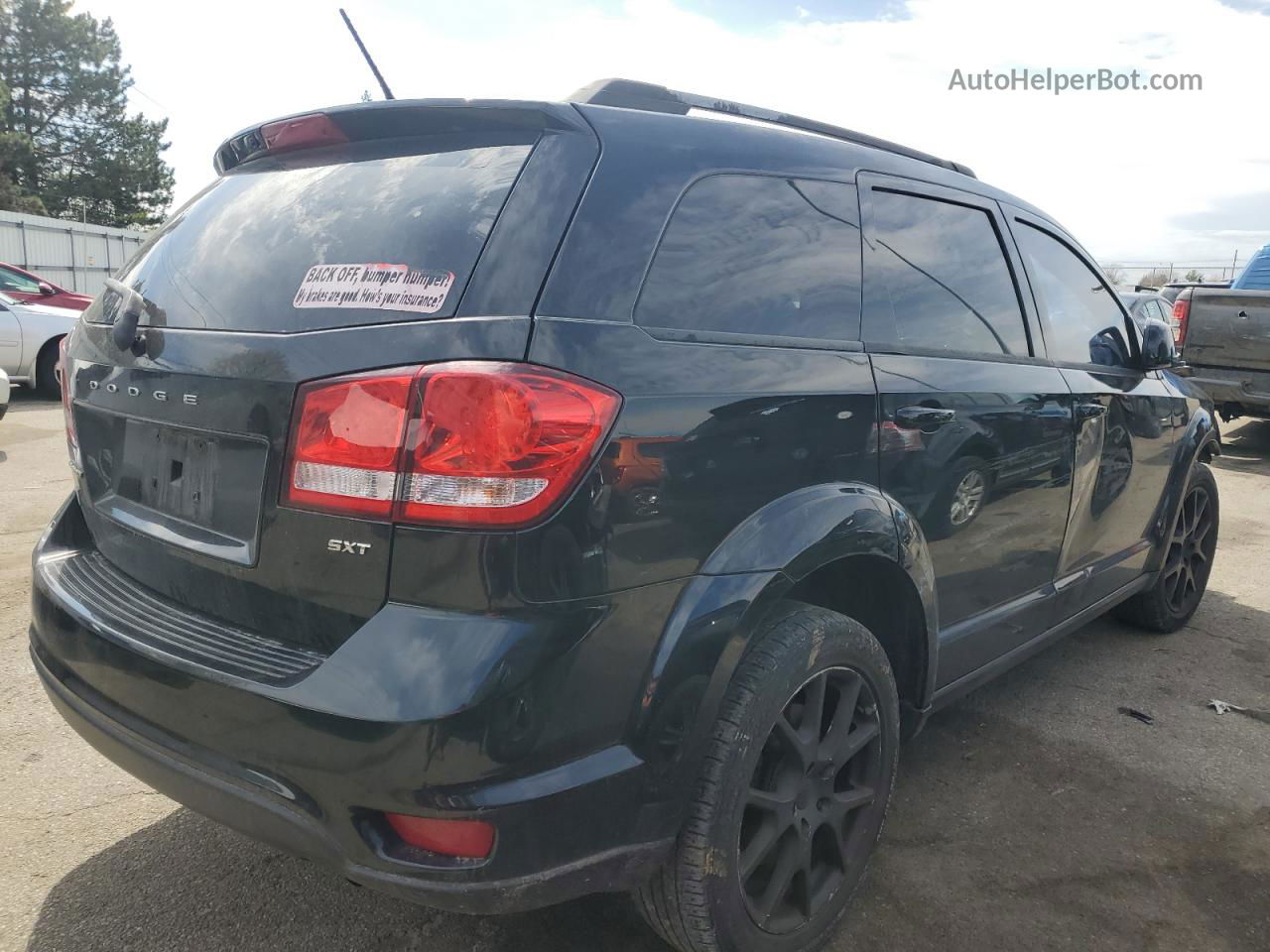 2017 Dodge Journey Sxt Black vin: 3C4PDCBB2HT579199