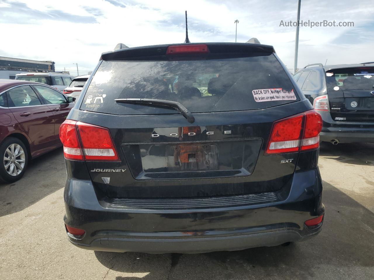 2017 Dodge Journey Sxt Black vin: 3C4PDCBB2HT579199