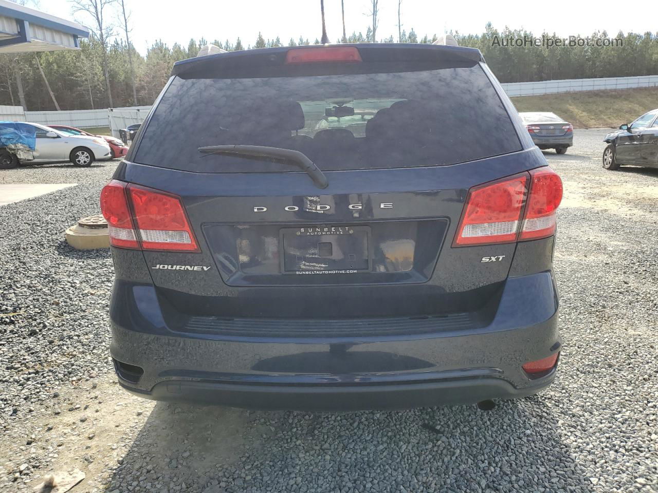 2017 Dodge Journey Sxt Blue vin: 3C4PDCBB2HT670277