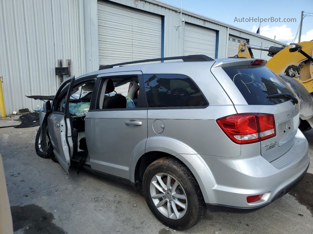 2014 Dodge Journey Sxt Silver vin: 3C4PDCBB3ET123109