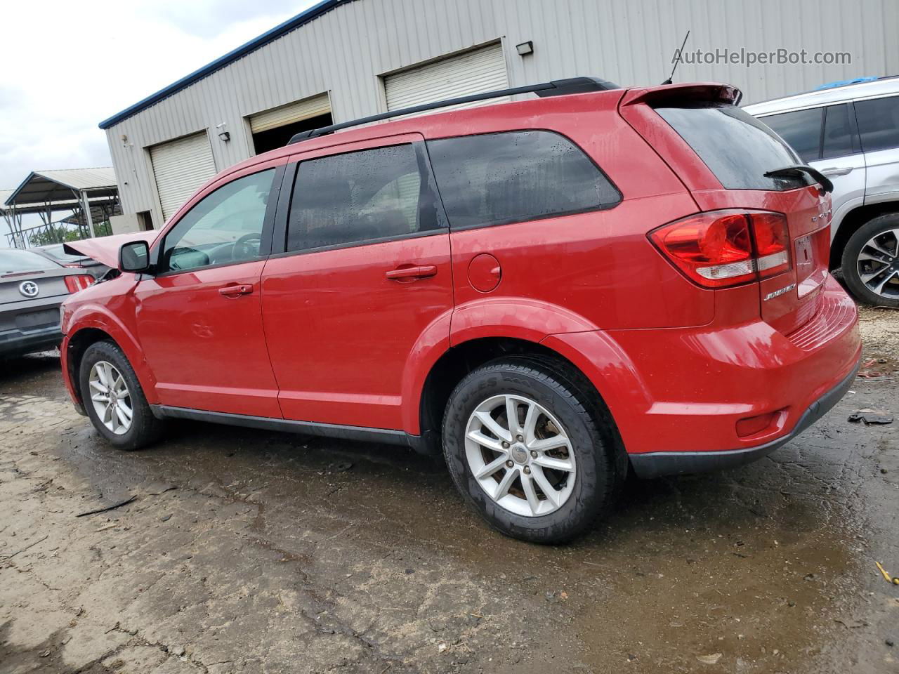 2014 Dodge Journey Sxt Red vin: 3C4PDCBB3ET180684