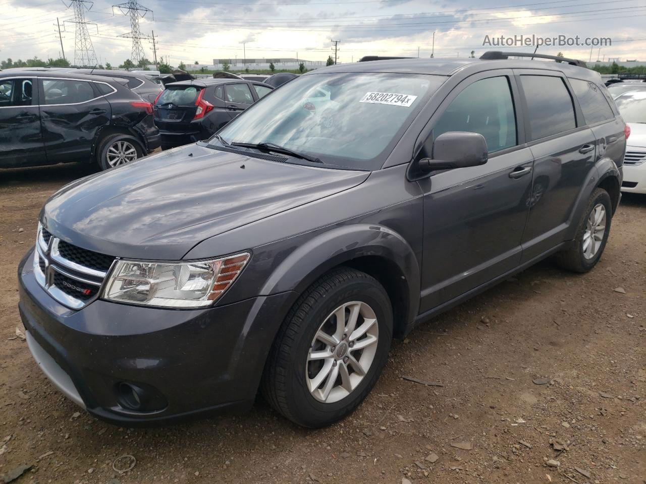 2015 Dodge Journey Sxt Charcoal vin: 3C4PDCBB3FT552915