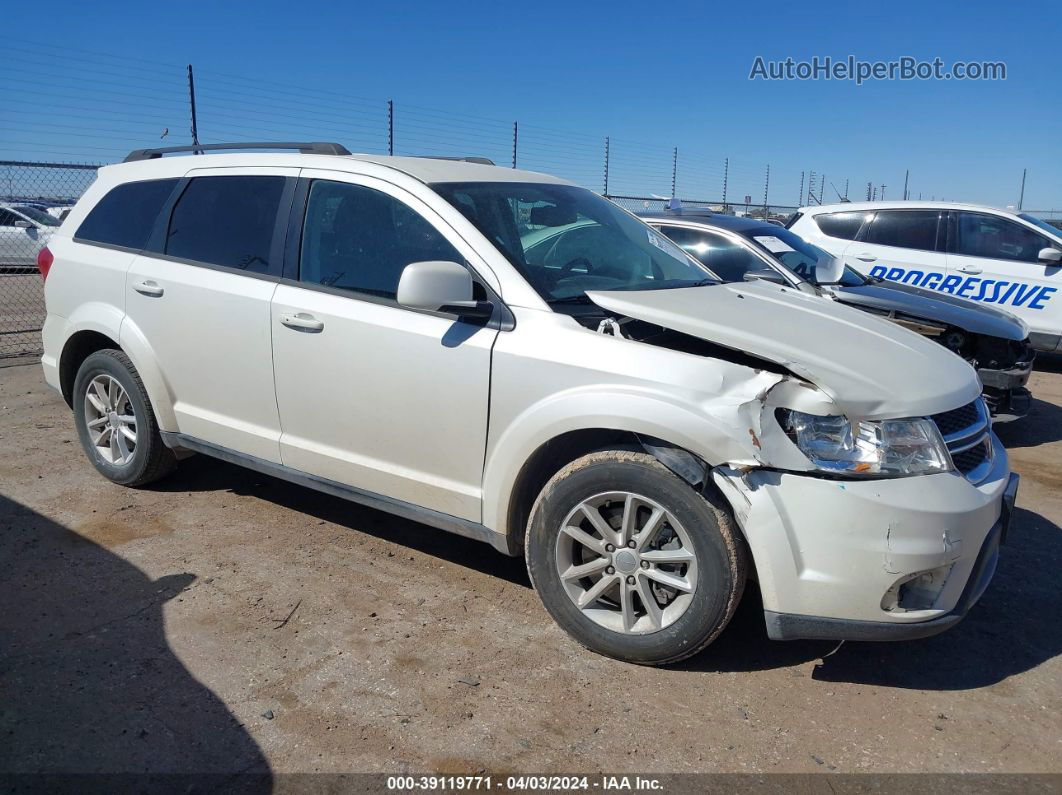 2015 Dodge Journey Sxt White vin: 3C4PDCBB3FT603295