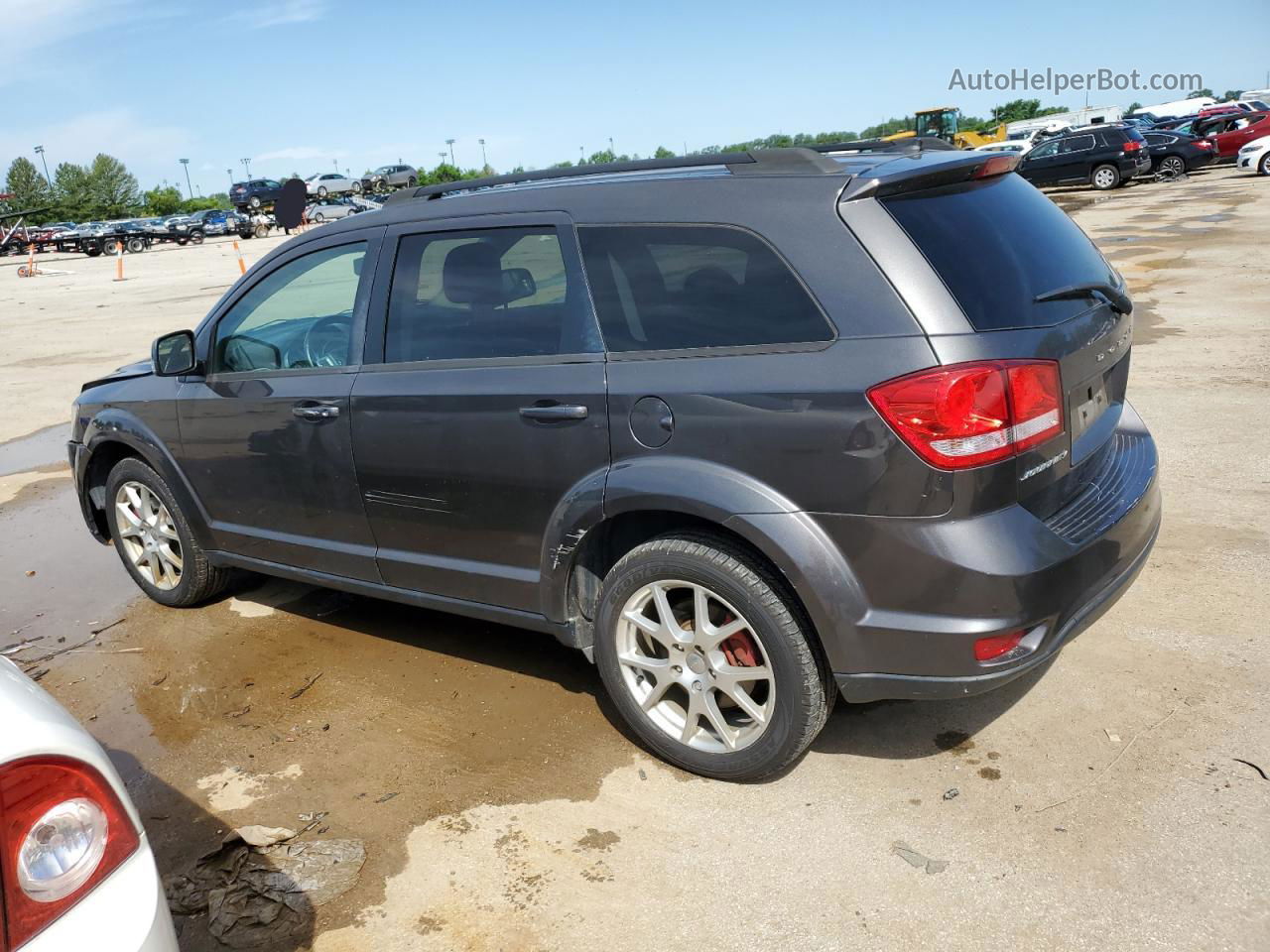 2015 Dodge Journey Sxt Gray vin: 3C4PDCBB3FT737837