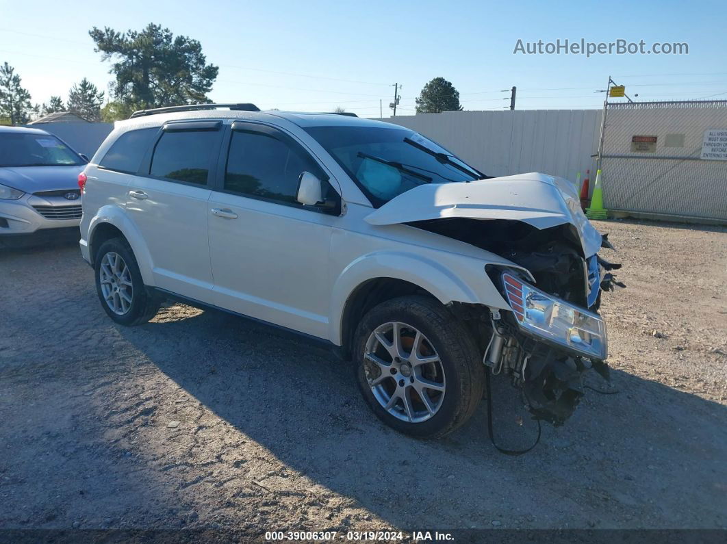 2015 Dodge Journey Sxt White vin: 3C4PDCBB3FT738941