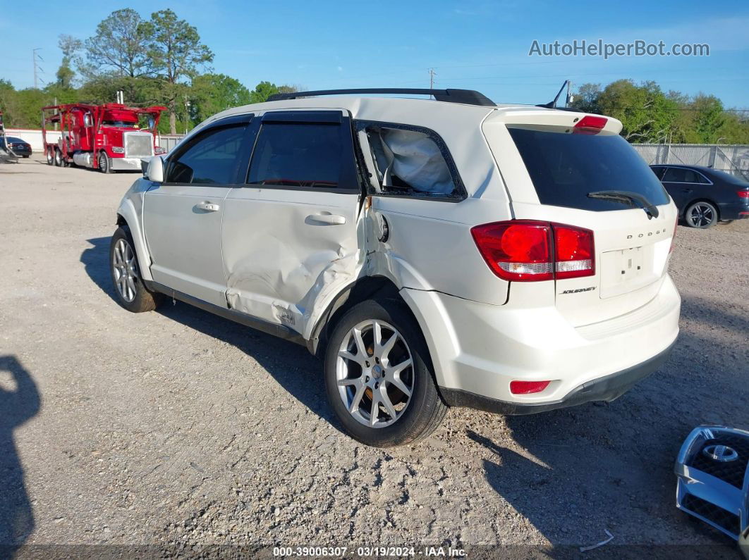 2015 Dodge Journey Sxt White vin: 3C4PDCBB3FT738941