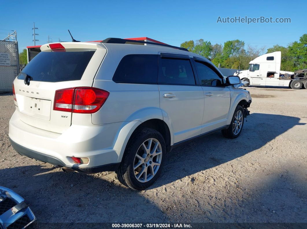 2015 Dodge Journey Sxt White vin: 3C4PDCBB3FT738941