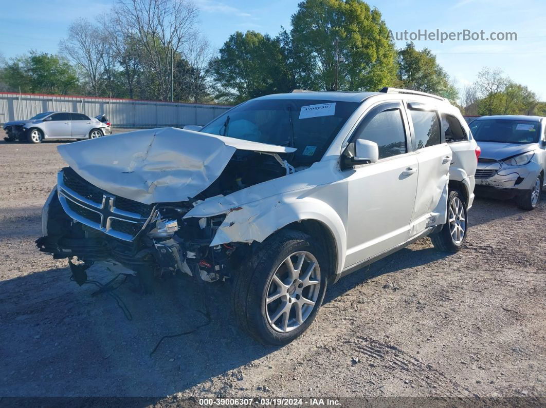 2015 Dodge Journey Sxt White vin: 3C4PDCBB3FT738941