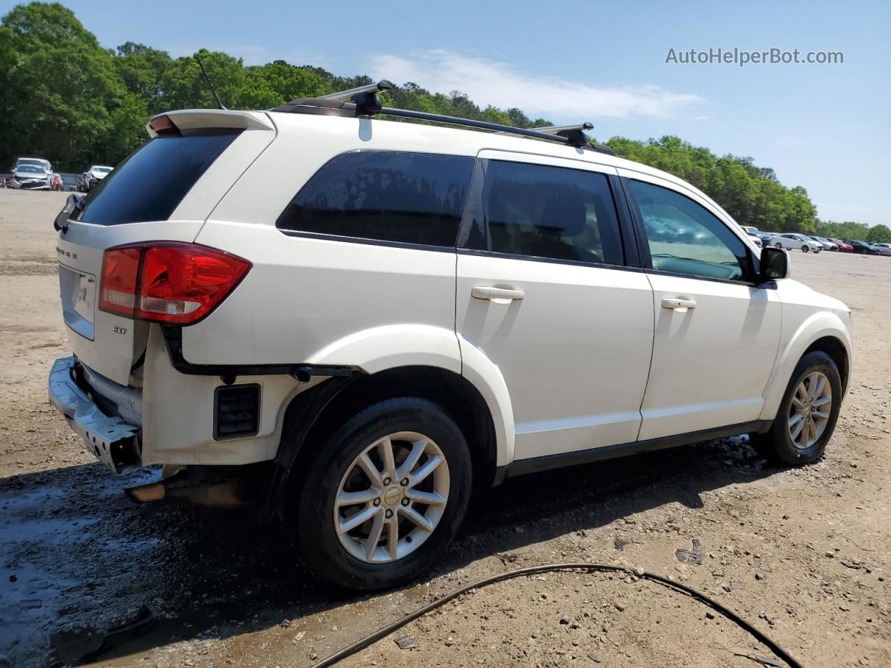 2016 Dodge Journey Sxt White vin: 3C4PDCBB3GT120455