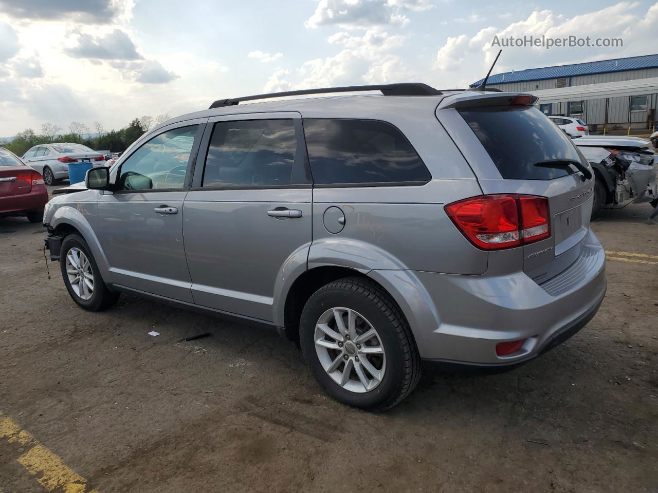 2016 Dodge Journey Sxt Silver vin: 3C4PDCBB3GT143721