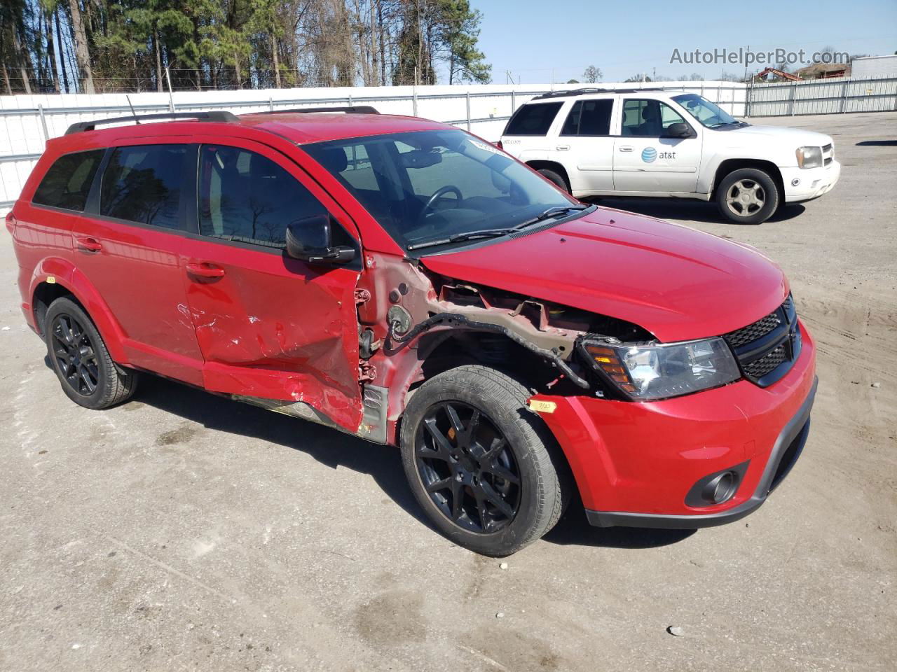 2016 Dodge Journey Sxt Red vin: 3C4PDCBB3GT158364