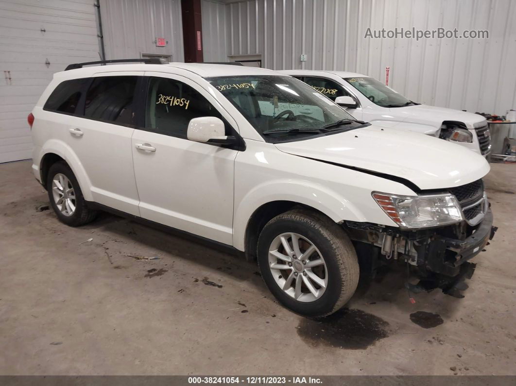 2016 Dodge Journey Sxt White vin: 3C4PDCBB3GT177805