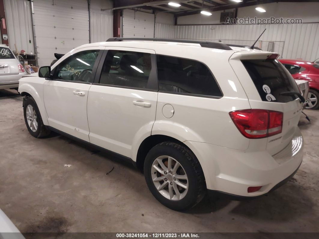 2016 Dodge Journey Sxt White vin: 3C4PDCBB3GT177805