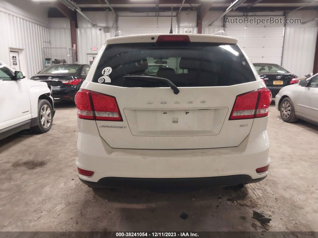 2016 Dodge Journey Sxt White vin: 3C4PDCBB3GT177805