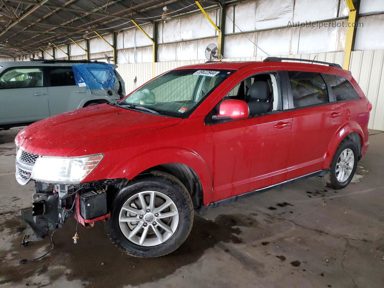 2016 Dodge Journey Sxt Red vin: 3C4PDCBB3GT177996