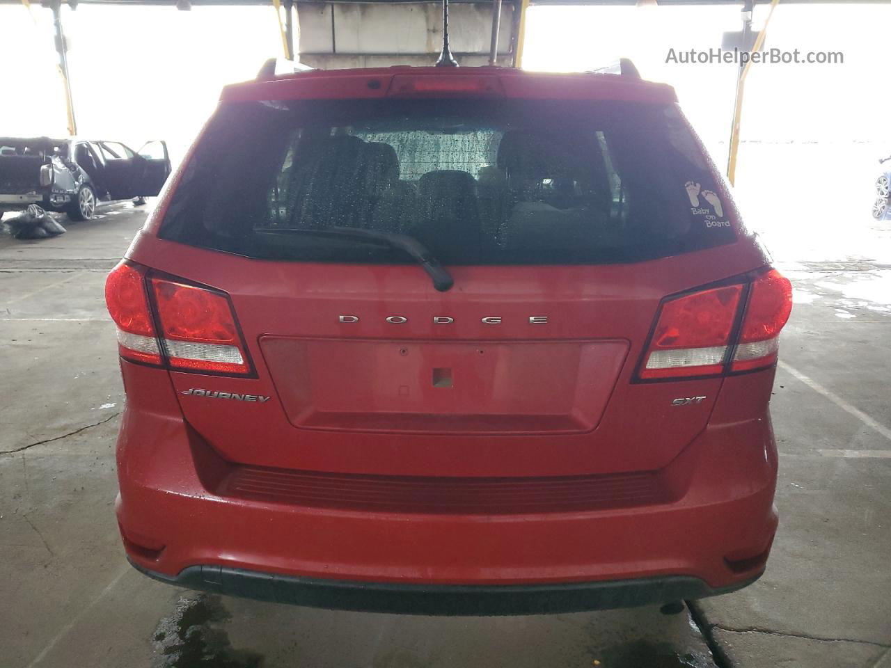 2016 Dodge Journey Sxt Red vin: 3C4PDCBB3GT177996