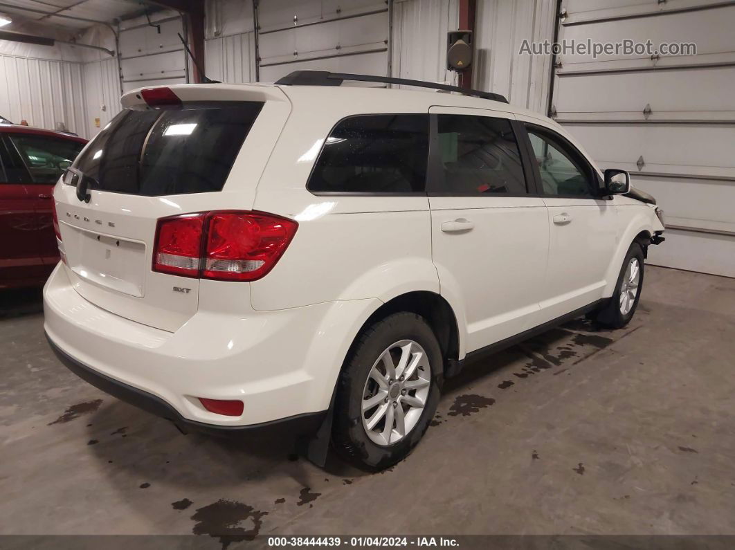 2014 Dodge Journey Sxt White vin: 3C4PDCBB4ET120073