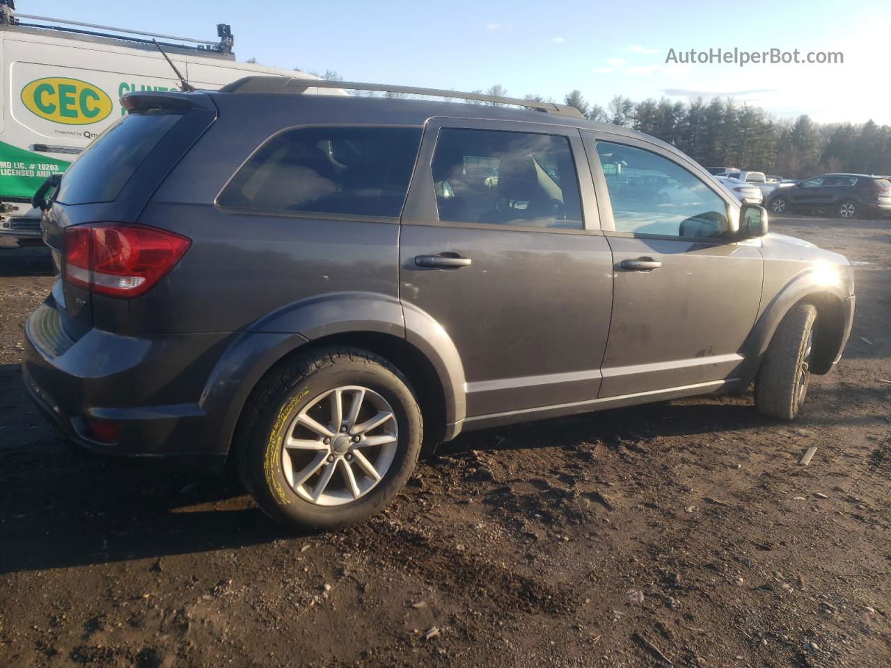 2014 Dodge Journey Sxt Gray vin: 3C4PDCBB4ET258941