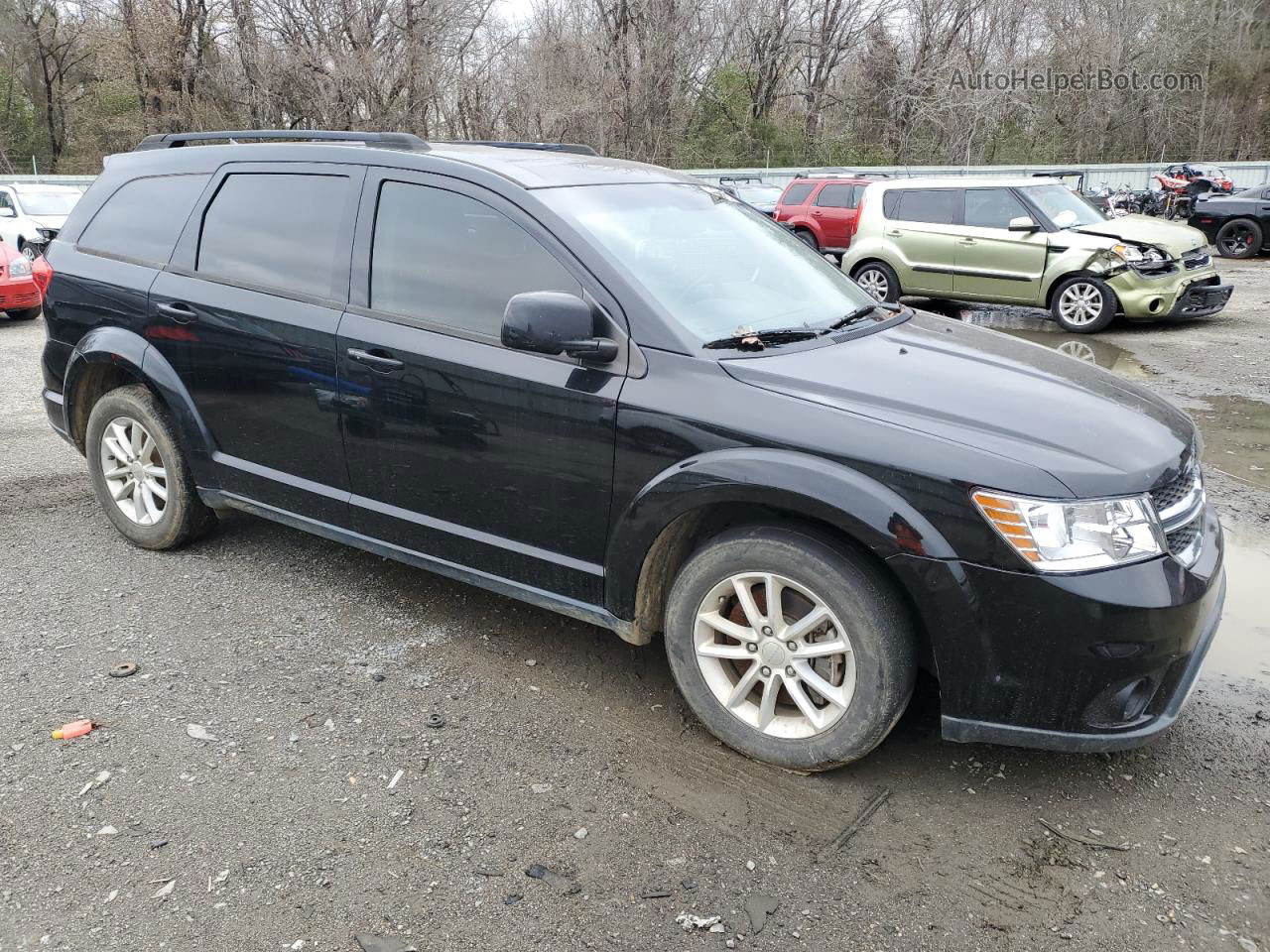 2014 Dodge Journey Sxt Black vin: 3C4PDCBB4ET264481