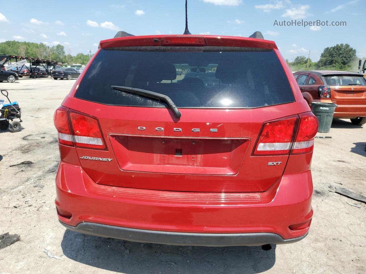 2015 Dodge Journey Sxt Red vin: 3C4PDCBB4FT572400