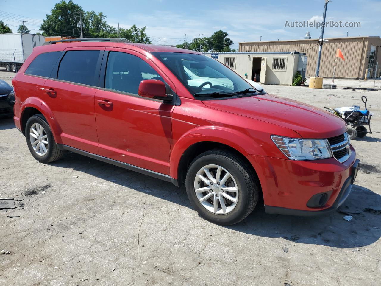 2015 Dodge Journey Sxt Красный vin: 3C4PDCBB4FT572400