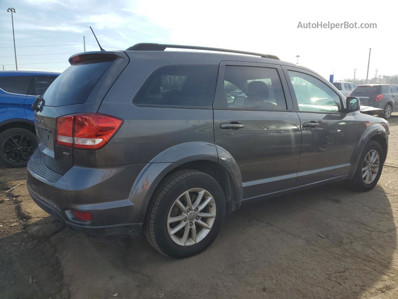 2015 Dodge Journey Sxt Gray vin: 3C4PDCBB4FT595143