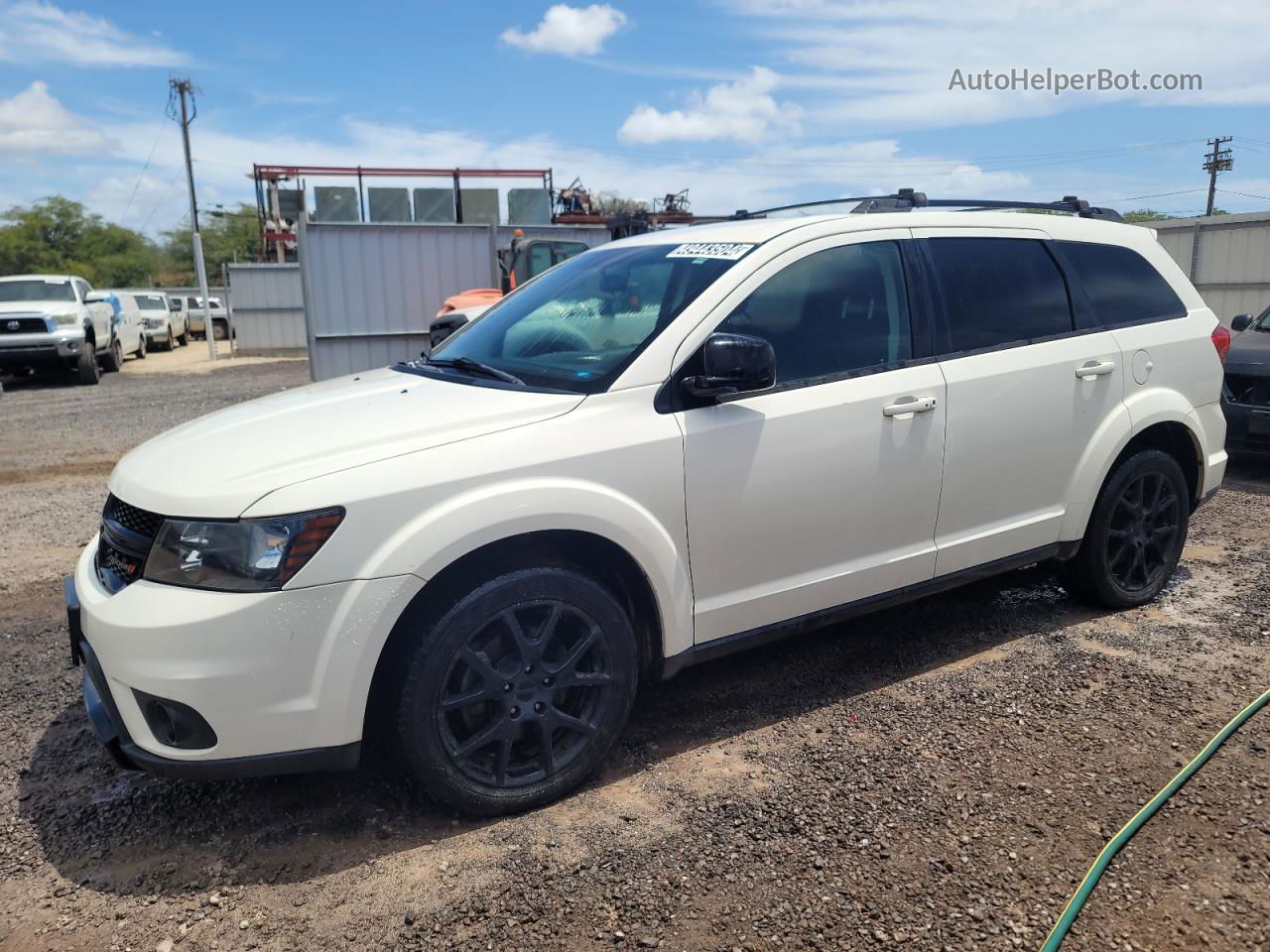 2016 Dodge Journey Sxt White vin: 3C4PDCBB4GT174069